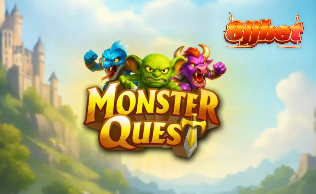 Tampilan visual slot Monster Quest dengan tema kastil abad pertengahan
